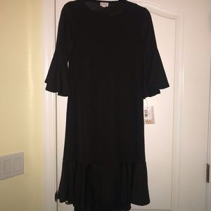 NWT Solid Black LuLaRoe Maurine Dress Size XS